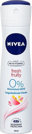 Nivea spray 150ml Fresh Fruity - Kosmetika Pro ženy Péče o tělo Deodoranty